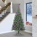 Juletre med 300 LED med stativ grønn 240 cm PVC