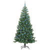 Juletre med 300 LED med stativ grønn 240 cm PVC