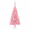 Juletre med 150 LED med stativ Rosa 120 cm PVC