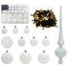 Juletre med 150 LED med stativ Rosa 120 cm PVC