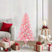 Juletre med 150 LED med stativ Rosa 120 cm PVC vidaXL