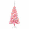 Juletre med 150 LED med stativ Rosa 120 cm PVC