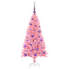 Juletre med 150 LED med stativ Rosa 120 cm PVC