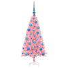 Juletre med 150 LED med stativ Rosa 120 cm PVC
