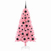 Juletre med 150 LED med stativ Rosa 150 cm PVC