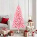 Juletre med 150 LED med stativ Rosa 150 cm PVC