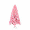 Juletre med 150 LED med stativ Rosa 150 cm PVC