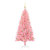 Juletre med 150 LED med stativ Rosa 150 cm PVC