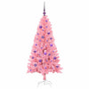 Juletre med 150 LED med stativ Rosa 150 cm PVC