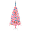 Juletre med 150 LED med stativ Rosa 150 cm PVC