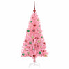 Juletre med 150 LED med stativ Rosa 150 cm PVC