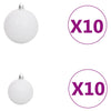 Juletre med 300 LED med stativ Rosa 180 cm PVC