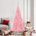 Juletre med 300 LED med stativ Rosa 180 cm PVC