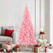Juletre med 300 LED med stativ Rosa 180 cm PVC