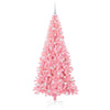 Juletre med 300 LED med stativ Rosa 180 cm PVC