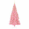 Juletre med 300 LED med stativ Rosa 180 cm PVC