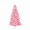 Juletre med 300 LED med stativ Rosa 180 cm PVC