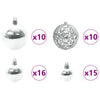 Juletre med 300 LED med stativ Rosa 180 cm PVC