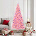 Juletre med 300 LED med stativ Rosa 180 cm PVC