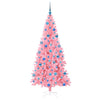Juletre med 300 LED med stativ Rosa 180 cm PVC