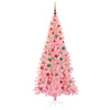 Juletre med 300 LED med stativ Rosa 180 cm PVC