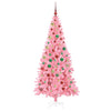 Juletre med 300 LED med stativ Rosa 180 cm PVC