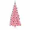 Juletre med 300 LED med stativ Rosa 210 cm PVC