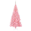 Juletre med 300 LED med stativ Rosa 210 cm PVC