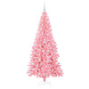 Juletre med 300 LED med stativ Rosa 210 cm PVC