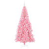 Juletre med 300 LED med stativ Rosa 210 cm PVC