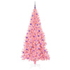 Juletre med 300 LED med stativ Rosa 210 cm PVC