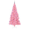 Juletre med 300 LED med stativ Rosa 210 cm PVC