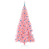 Juletre med 300 LED med stativ Rosa 210 cm PVC