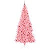 Juletre med 300 LED med stativ Rosa 240 cm PVC