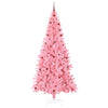 Juletre med 300 LED med stativ Rosa 240 cm PVC