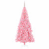 Juletre med 300 LED med stativ Rosa 240 cm PVC