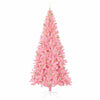 Juletre med 300 LED med stativ Rosa 240 cm PVC