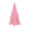 Juletre med 300 LED med stativ Rosa 240 cm PVC
