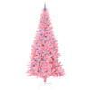 Juletre med 300 LED med stativ Rosa 240 cm PVC