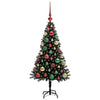 Juletre med 150 LED med stativ Svart 120 cm PVC