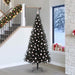 Juletre med 300 LED med stativ Svart 240 cm PVC vidaXL