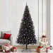 Juletre med 300 LED med stativ Svart 240 cm PVC vidaXL