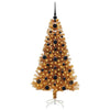 Juletre med 150 LED med stativ Gull 120 cm PET