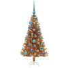Juletre med 150 LED med stativ Gull 120 cm PET