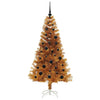 Juletre med 150 LED med stativ Gull 150 cm PET