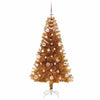 Juletre med 150 LED med stativ Gull 150 cm PET
