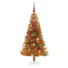 Juletre med 150 LED med stativ Gull 150 cm PET