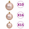 Juletre med 300 LED med stativ Gull 180 cm PET