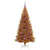 Juletre med 300 LED med stativ Gull 180 cm PET