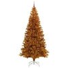 Juletre med 300 LED med stativ Gull 240 cm PET